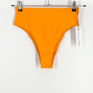 NWT Ellejay Orange Swimsuit Bikini Bottom Large